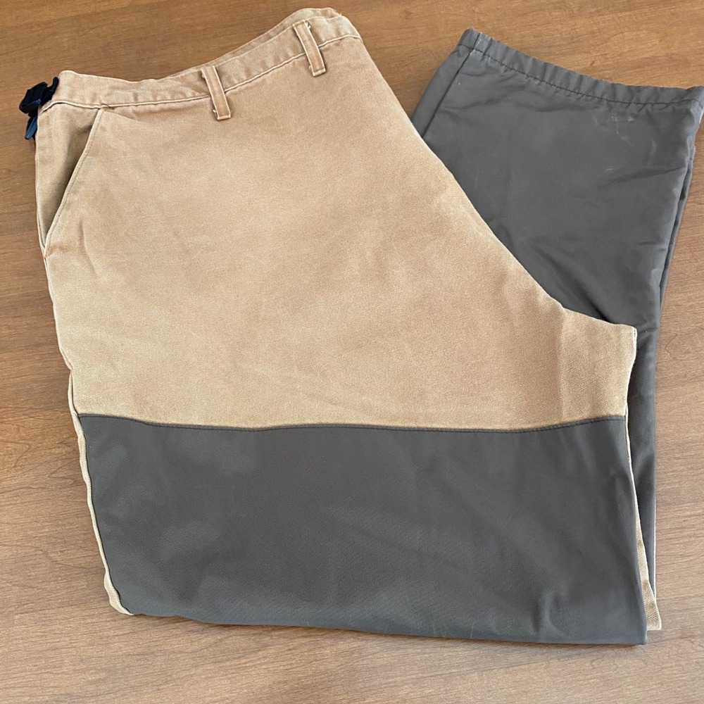 G.O. Outfitters Mens 4X Upland Hunting Pants Canvas Nylon Brush Guard USA Made